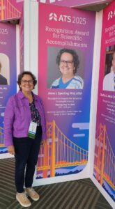 Anne Sperling Recognized at the 2025 American Thoracic Society Conference in San Francisco